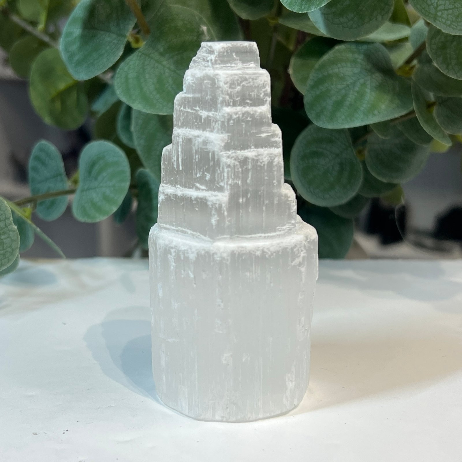 image Selenite tower satin spar skyscraper