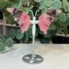 Rhodonite butterfly wings on stand Rhodonite butterfly wings on stand