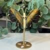 Tigers eye butterfly wings on stand Tigers eye butterfly wings on stand
