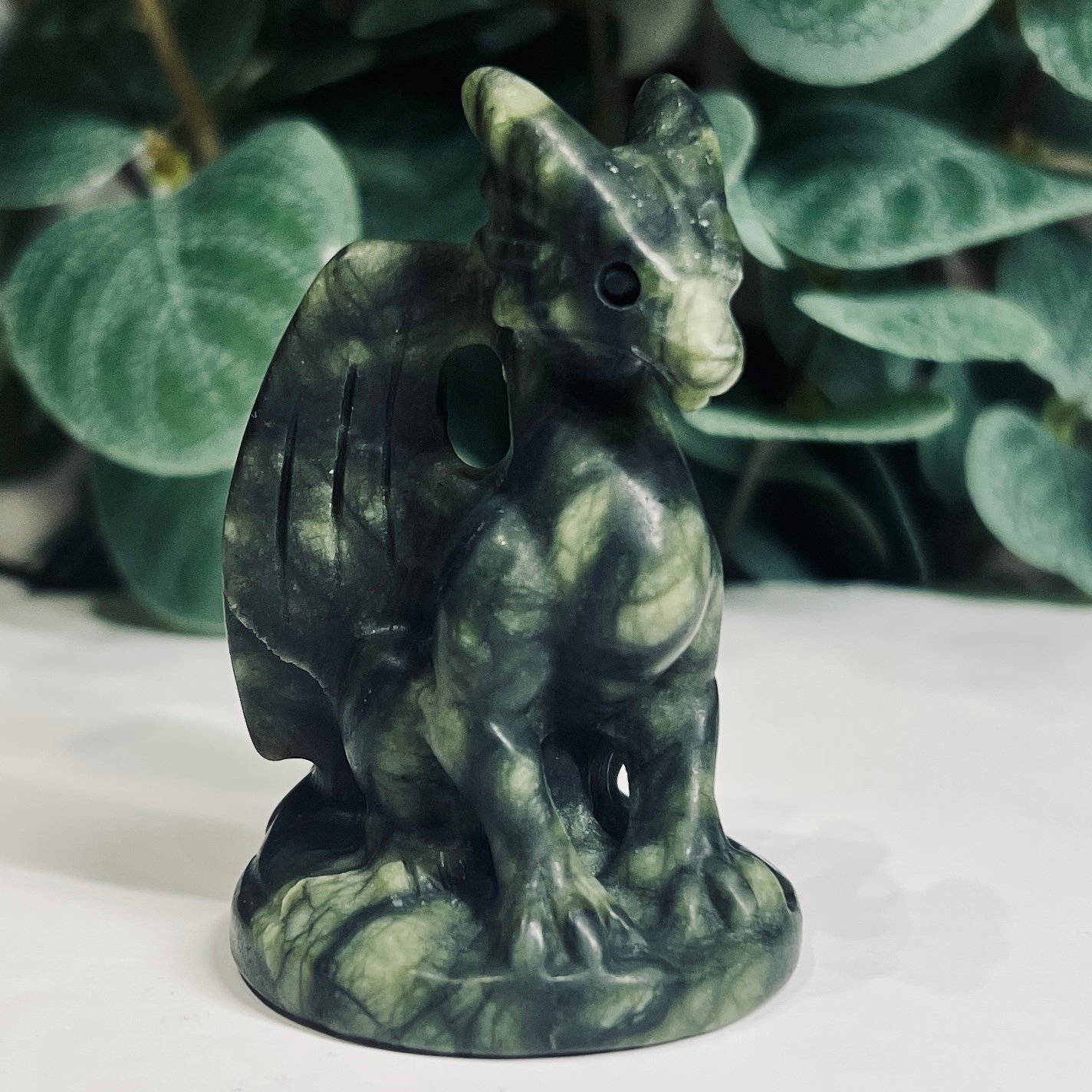 Jade dragon carving 7cm Jade dragon carving 7cm