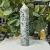 Blue kyanite tower point