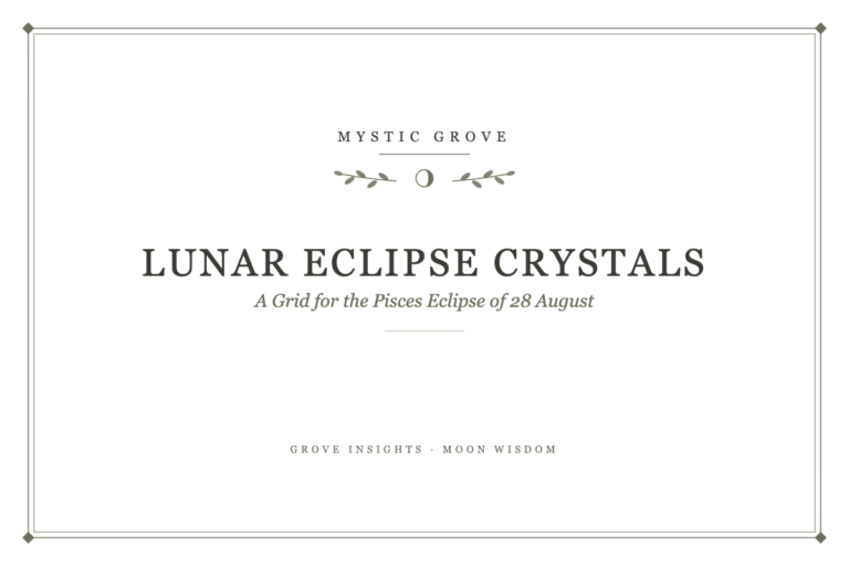 Lunar Eclipse Crystals: A Grid for the Pisces Eclipse of 28 August