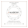 Mabon Wheel of the Year crystal set card Mabon Wheel of the Year crystal set card, front, showing the autumn equinox
