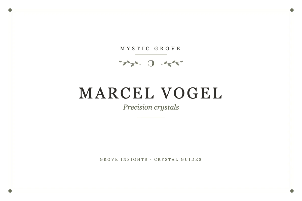 A Deep Dive into Marcel Vogel and Precision Crystals