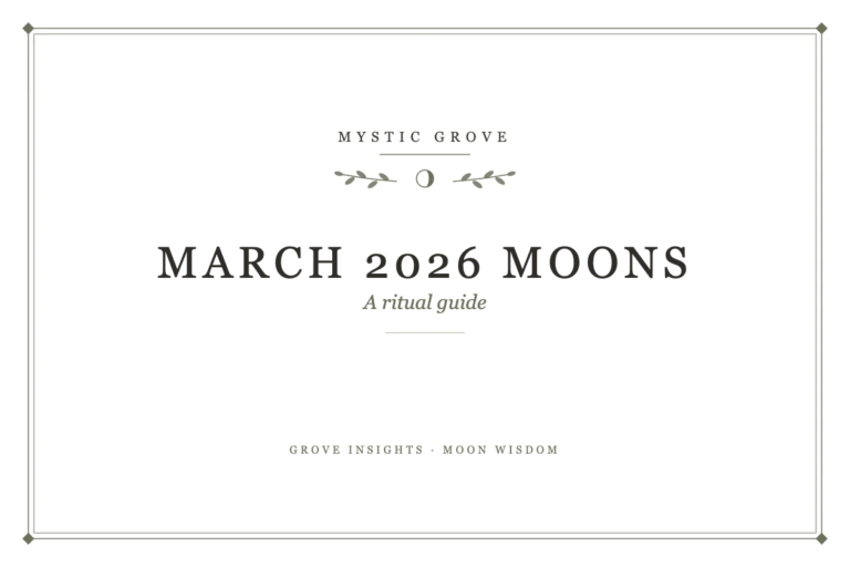 March 2026 Moon Ritual Guide 6 March 2026 Moon Ritual Guide