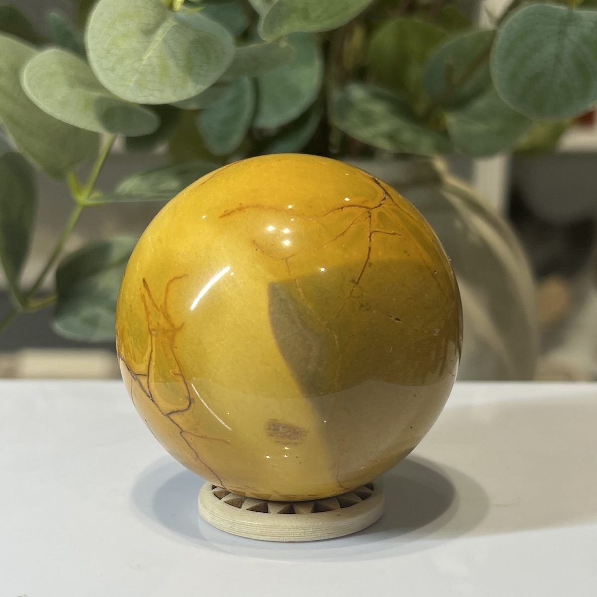 Mookaite sphere A Mookaite sphere A, polished sphere