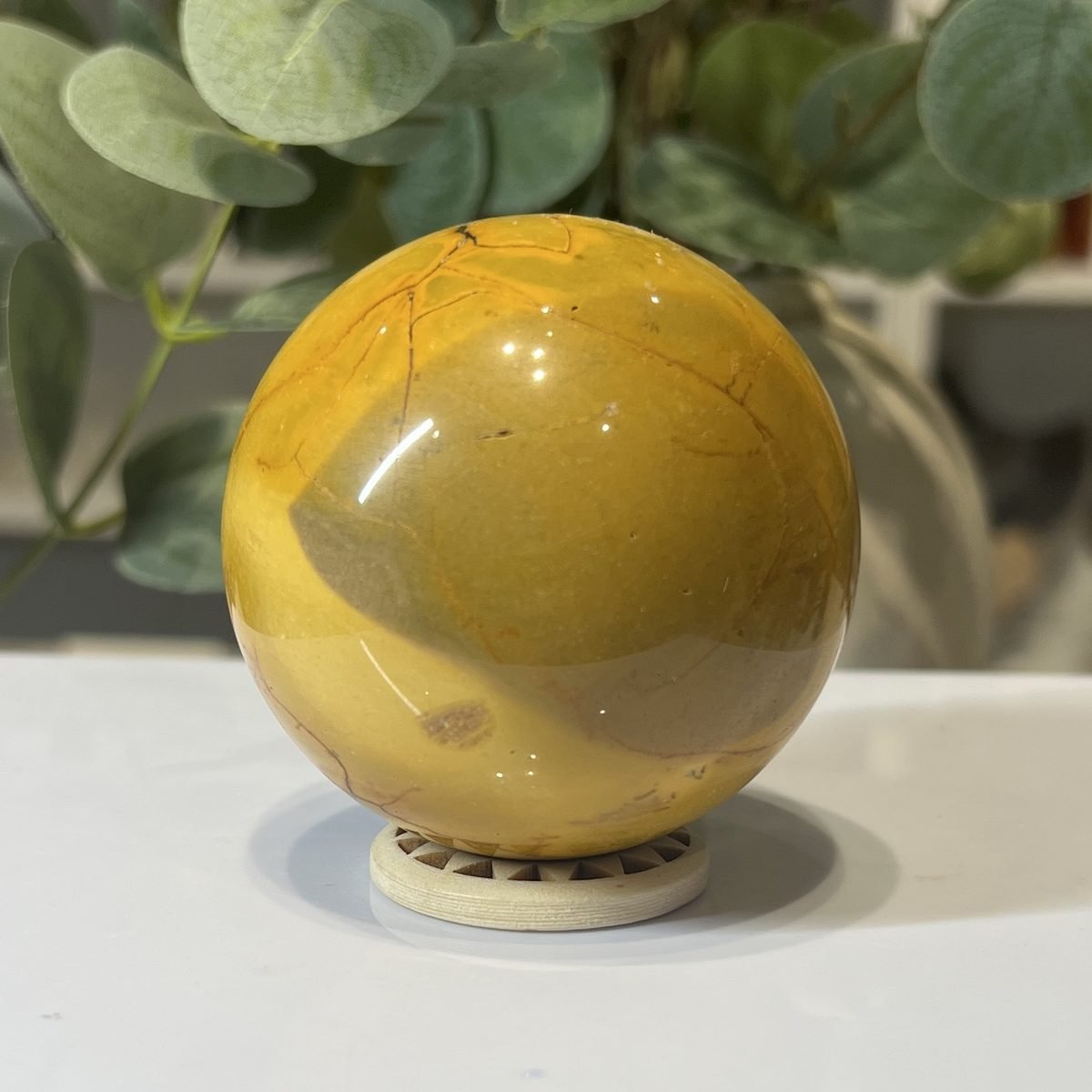 Mookaite sphere A Mookaite sphere A, polished sphere