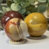 Mookaite spheres Mookaite spheres, a group of polished pieces together