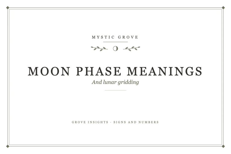 Moon Phase Meanings and Lunar Gridding 8 Moon Phase Meanings and Lunar Gridding