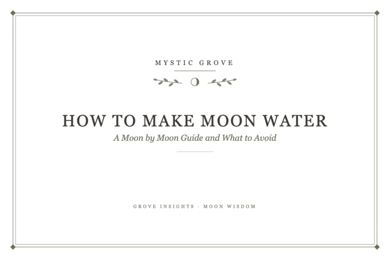 How to Make Moon Water: A Moon by Moon Guide and What to Avoid 8 How to Make Moon Water: A Moon by Moon Guide and What to Avoid