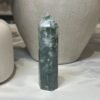 Moss Agate Tower Moss agate tower F, 10cm, sage green moss over pale agate