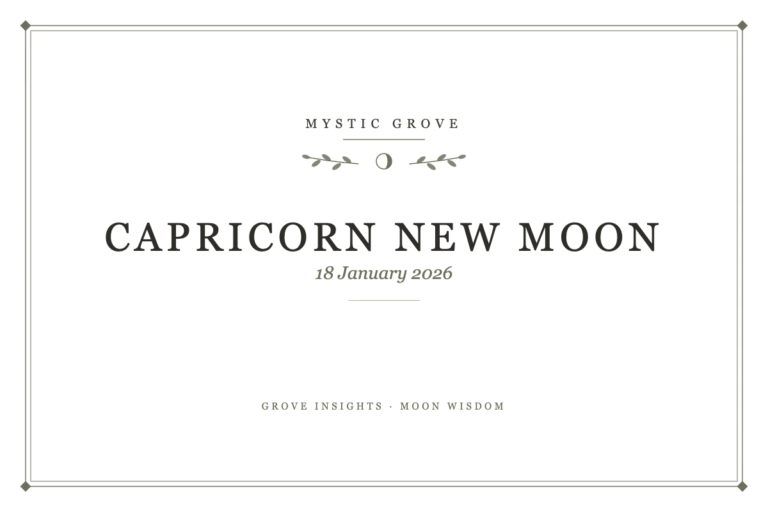 New Moon in Capricorn 18th January 2026 9 New Moon in Capricorn 18th January 2026
