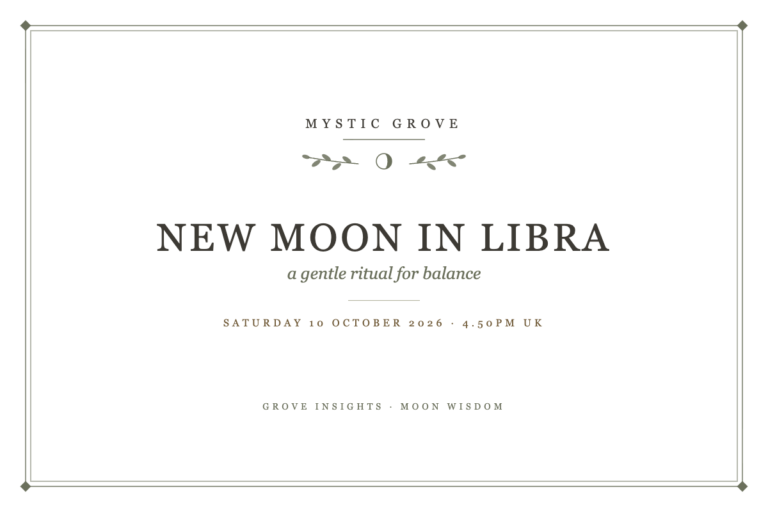 New Moon in Libra 2026: Saturday 10 October Ritual, Crystals and Grid 6 New Moon in Libra 2026: Saturday 10 October Ritual, Crystals and Grid