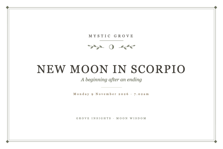 New Moon in Scorpio 2026: Monday 9 November Ritual, Crystals and Grid 5 New Moon in Scorpio 2026: Monday 9 November Ritual, Crystals and Grid