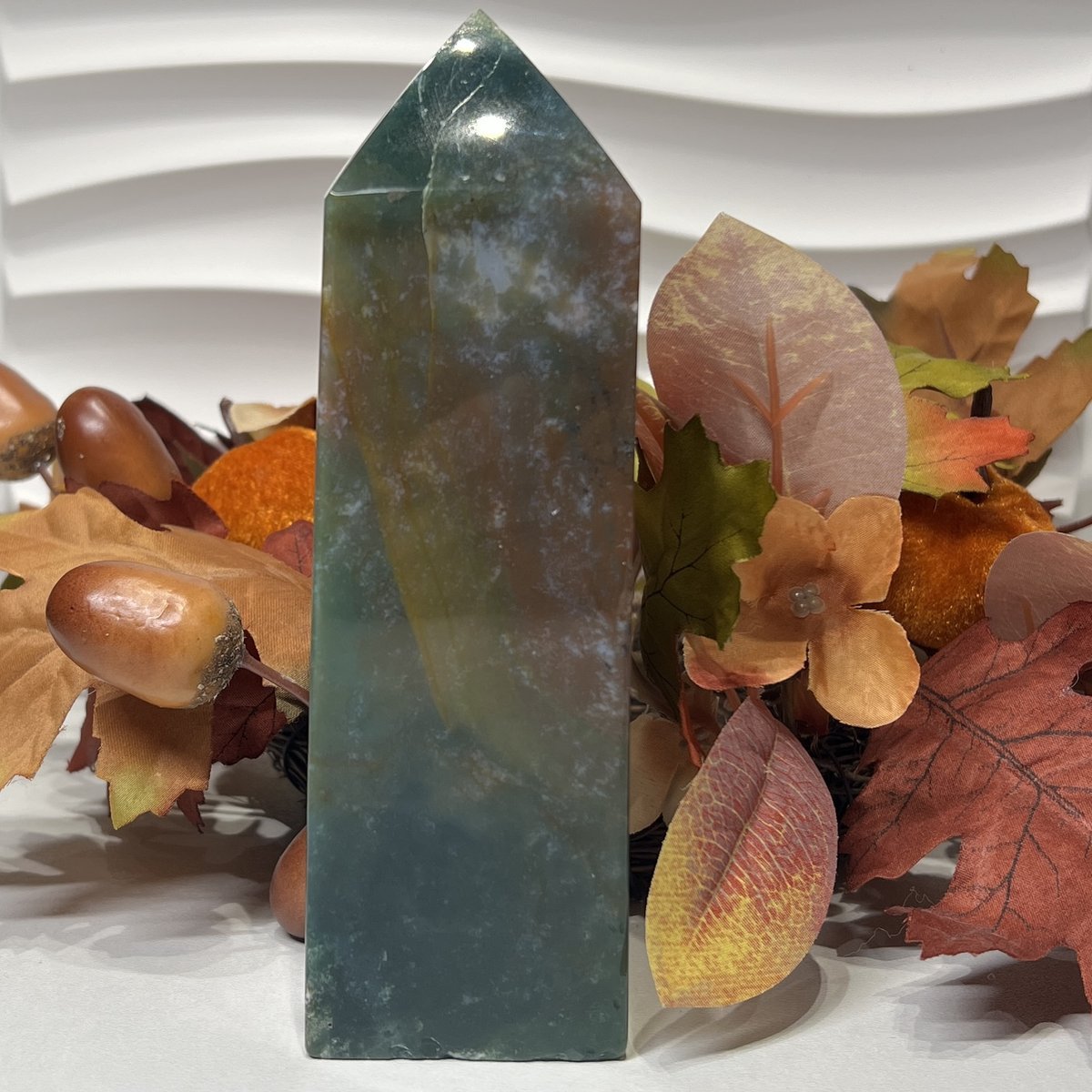 Ocean jasper tower A, 17cm polished tower Ocean jasper tower A, 17cm polished tower