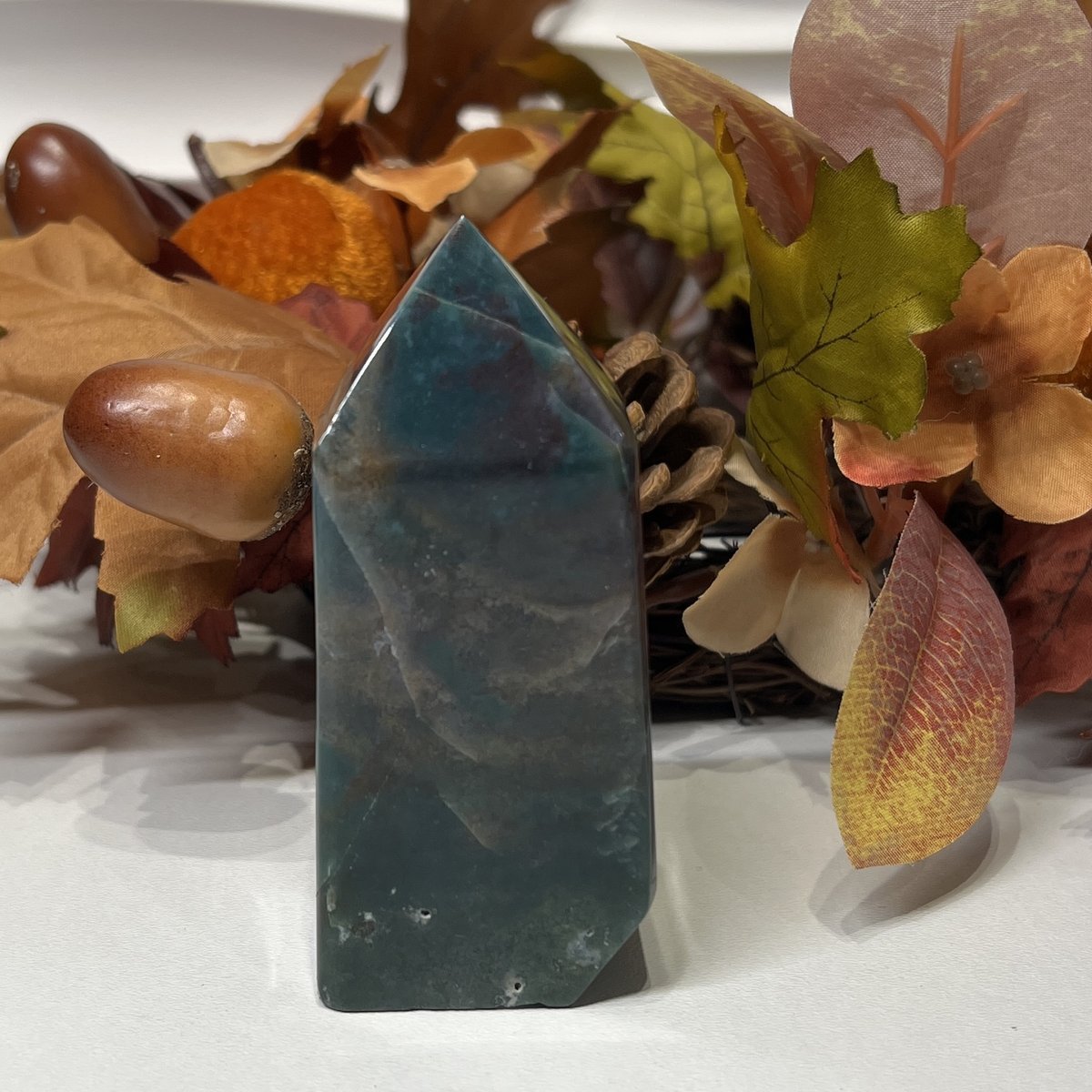 Ocean jasper tower B, 9cm polished tower Ocean jasper tower B, 9cm polished tower