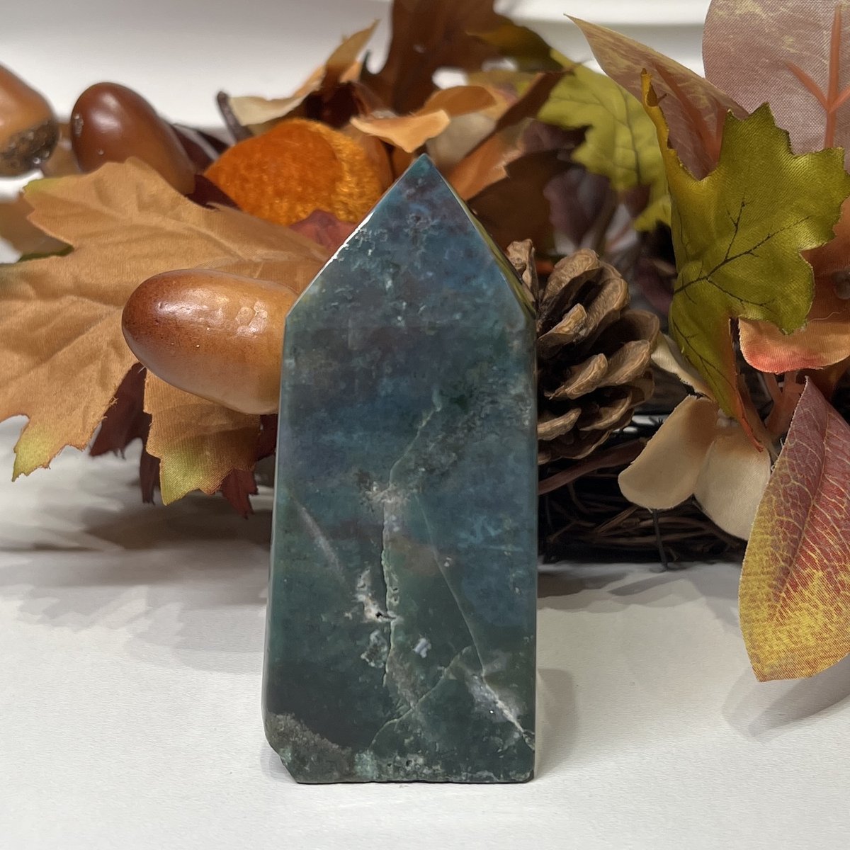 Ocean jasper tower B, 9cm polished tower Ocean jasper tower B, 9cm polished tower