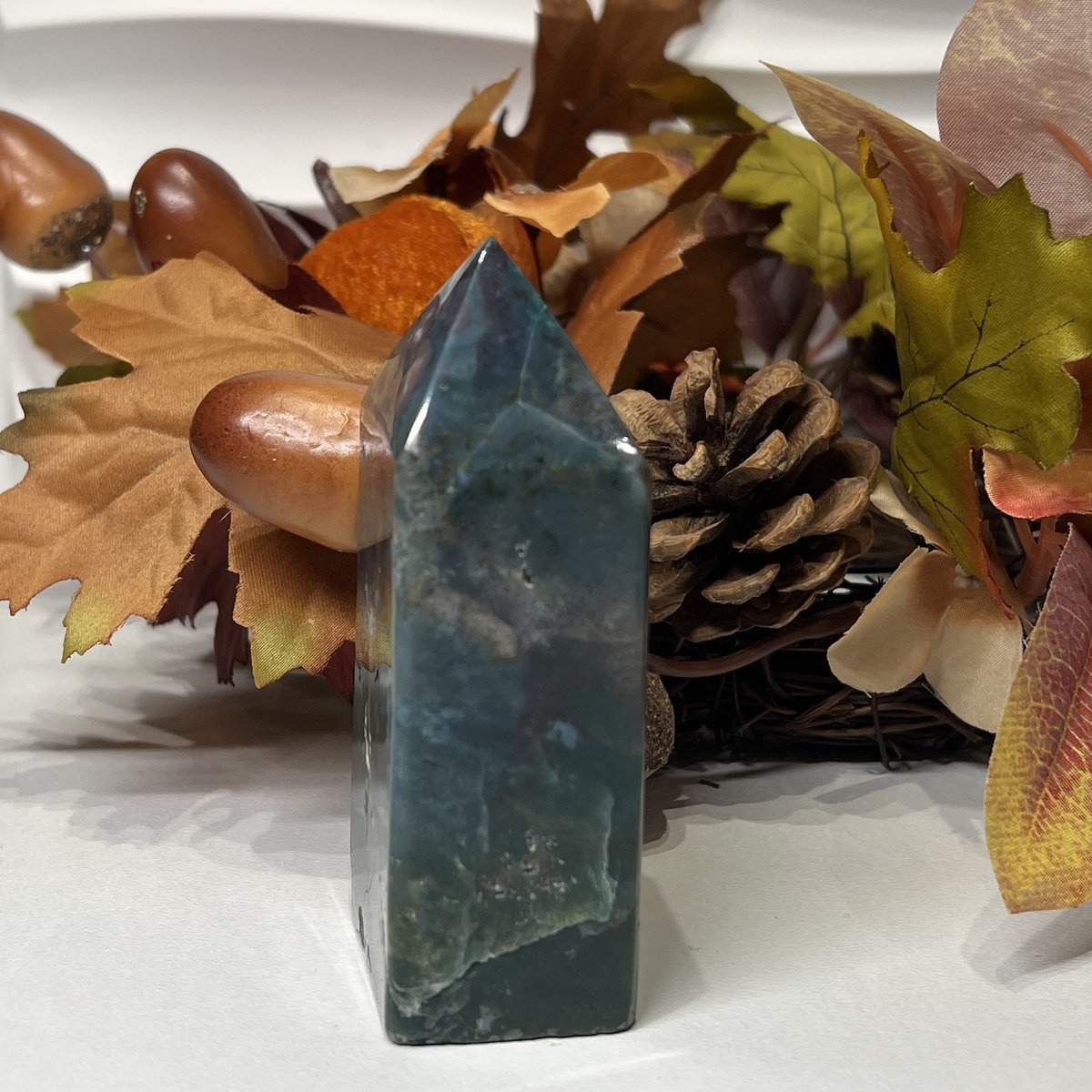 Ocean jasper tower B, 9cm polished tower Ocean jasper tower B, 9cm polished tower