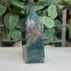 ocean jasper tower b 9cm 4 Ocean jasper tower B 9cm, glossy dark teal and lilac face