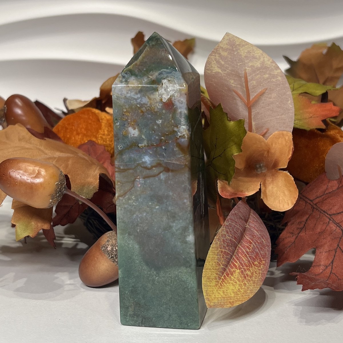 Ocean jasper tower C, 13cm polished tower Ocean jasper tower C, 13cm polished tower