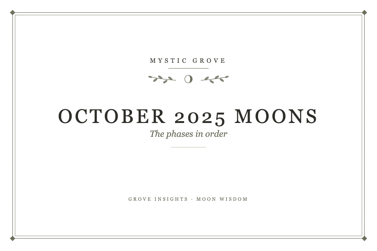 October Moon Phases 2025