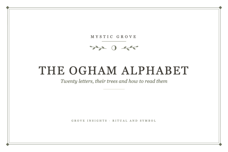 The Ogham Alphabet: Letters, Tree Meanings and How to Read Ogham 5 ogham alphabet meanings featured 3x2 1