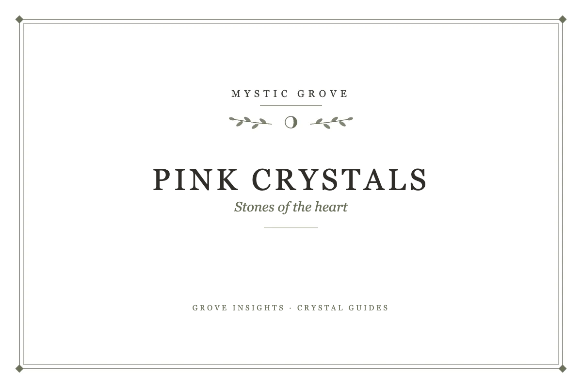 Pink Crystals: A Grounded Guide to Heart Energy Stones 19 Pink Crystals: A Grounded Guide to Heart Energy Stones
