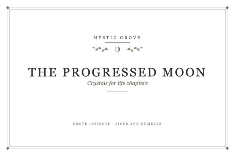 Progressed Moon Crystals for Life Chapters 12 Progressed Moon Crystals for Life Chapters