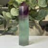 Rainbow fluorite tower C Rainbow fluorite tower C, polished point