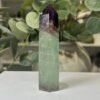 Rainbow fluorite tower C Rainbow fluorite tower C, polished point