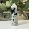 Rainbow moonstone tower A, polished point