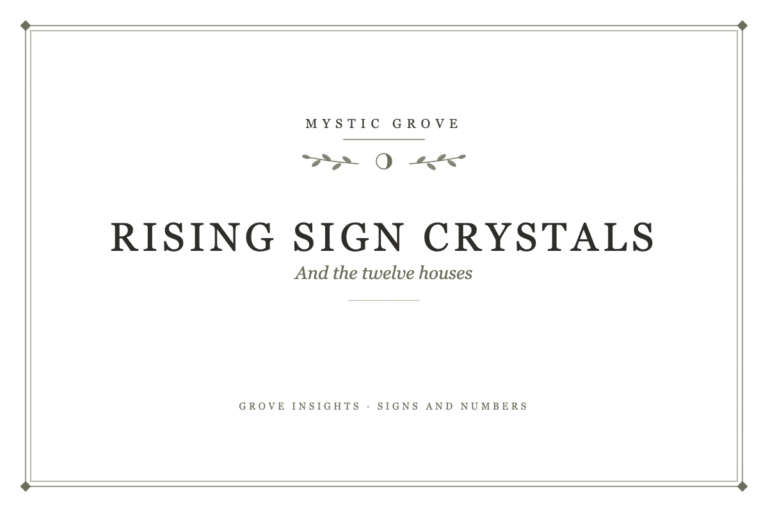 Rising Sign Crystals and the Twelve Houses 6 Rising Sign Crystals and the Twelve Houses
