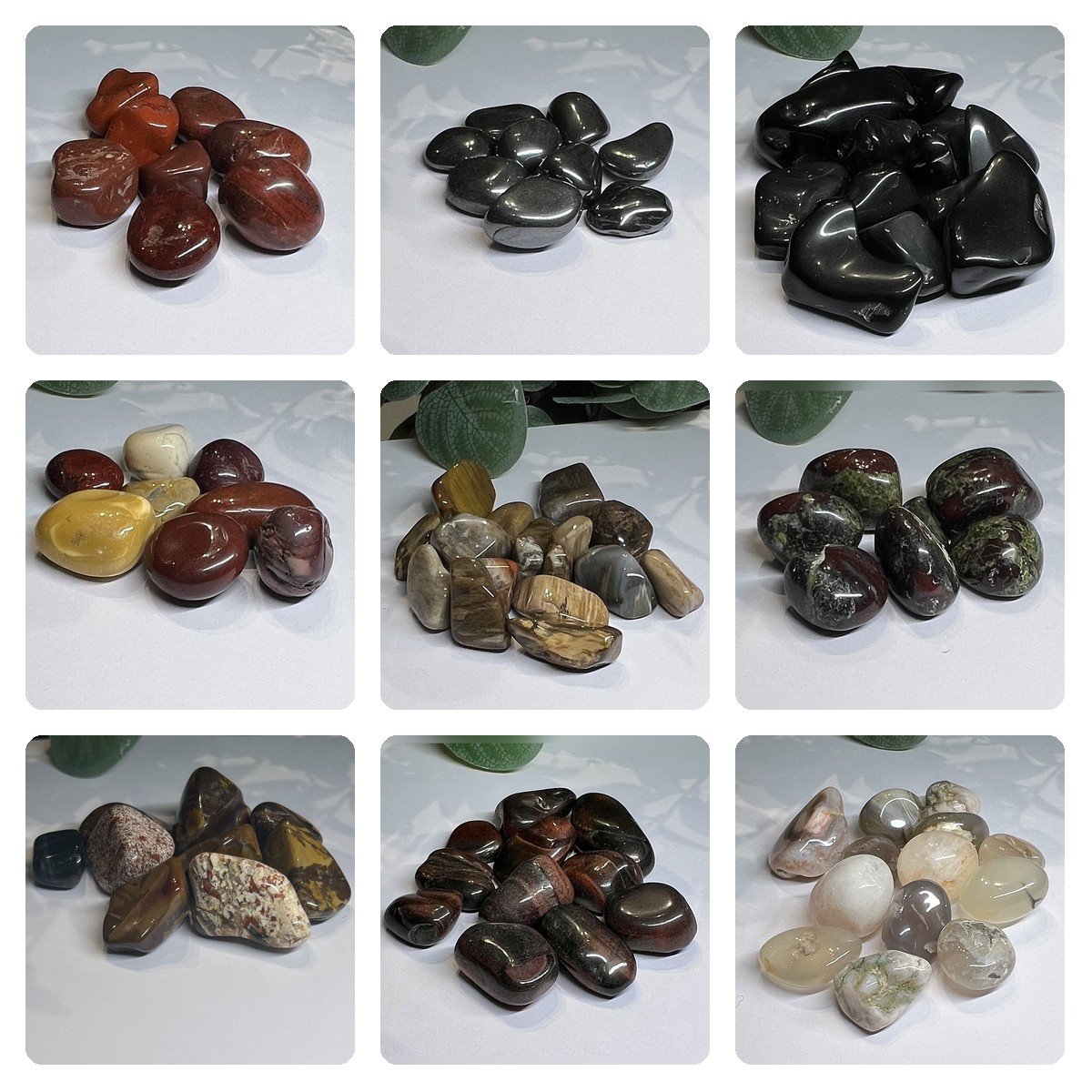 Root chakra tumblestones Root chakra tumblestones