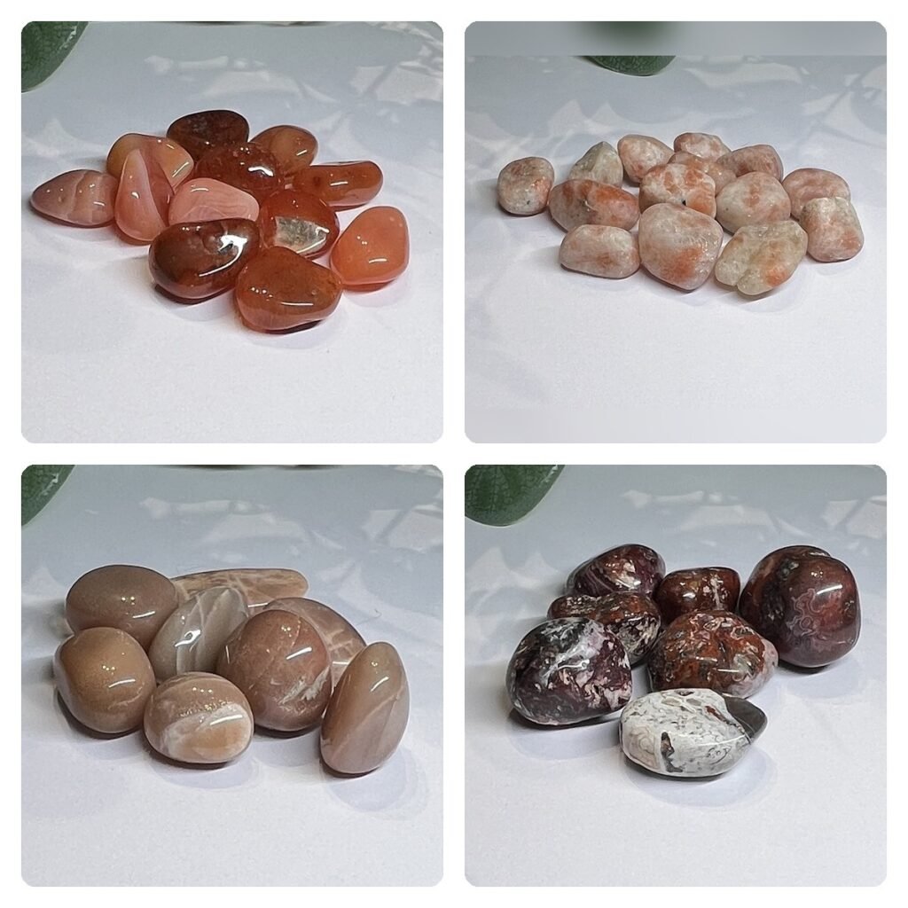 Sacral chakra tumblestones
