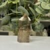 Smoky quartz tower A Smoky quartz tower A, polished smoky quartz point