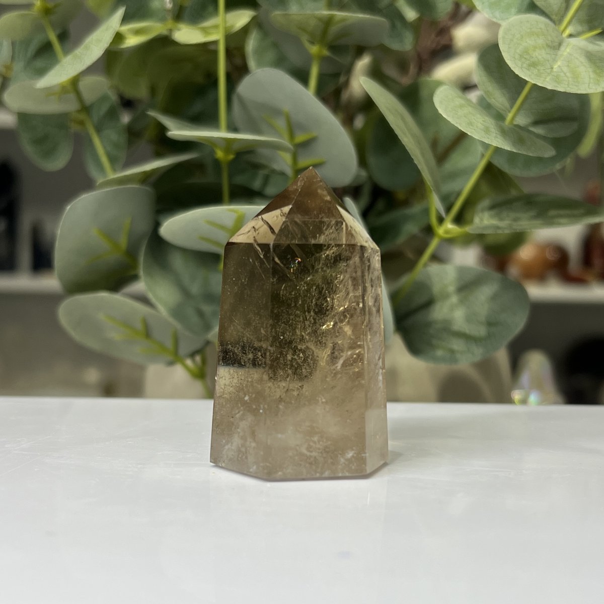 Smoky quartz tower C Smoky quartz tower C, polished smoky quartz point