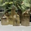 Smoky quartz towers Smoky quartz towers, a group of polished smoky quartz points from 4.5cm to 8cm
