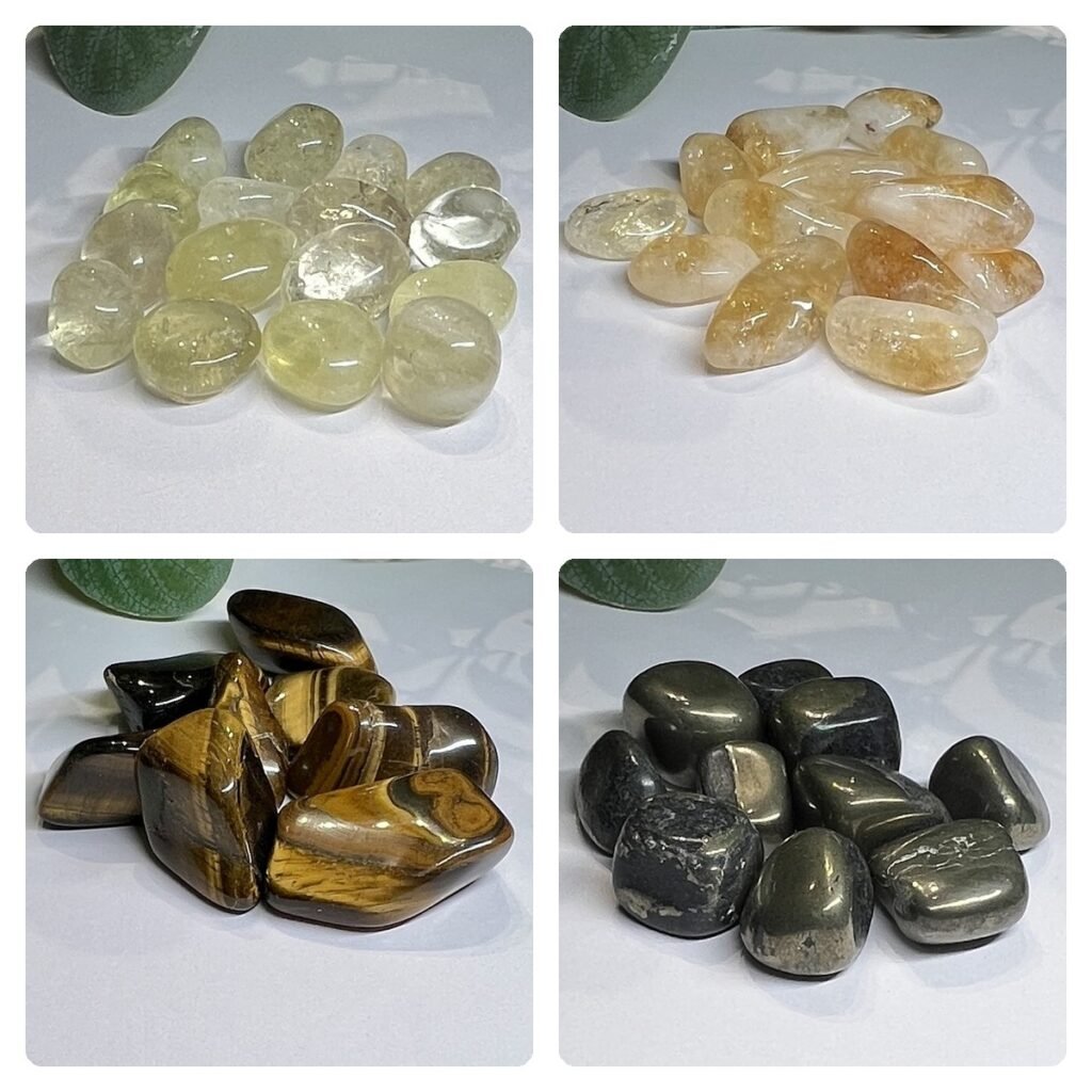 Solar Plexus chakra tumblestones