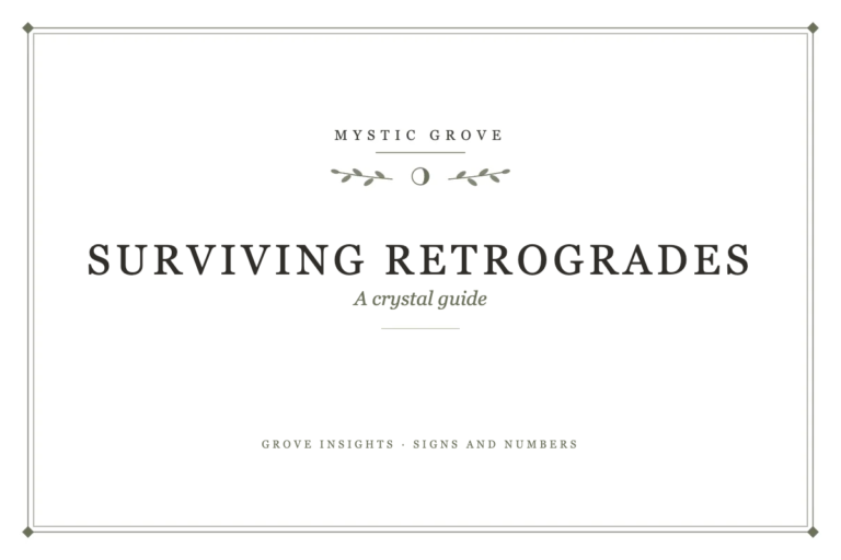 Surviving and Thriving During Retrogrades: A Crystal Guide 3 Surviving and Thriving During Retrogrades: A Crystal Guide