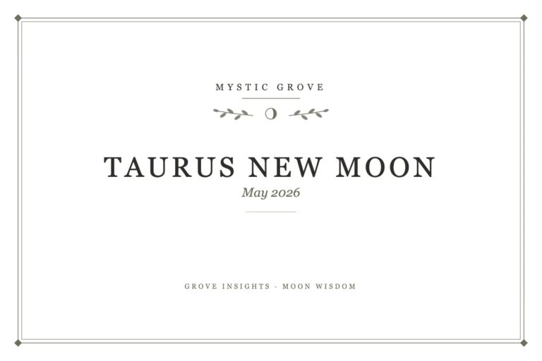Taurus New Moon May 2026: A Quiet Pause Before the Blue Moon