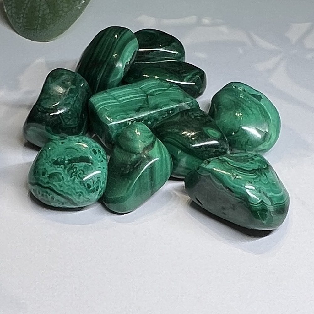 Tumblestones Malachite tumblestones