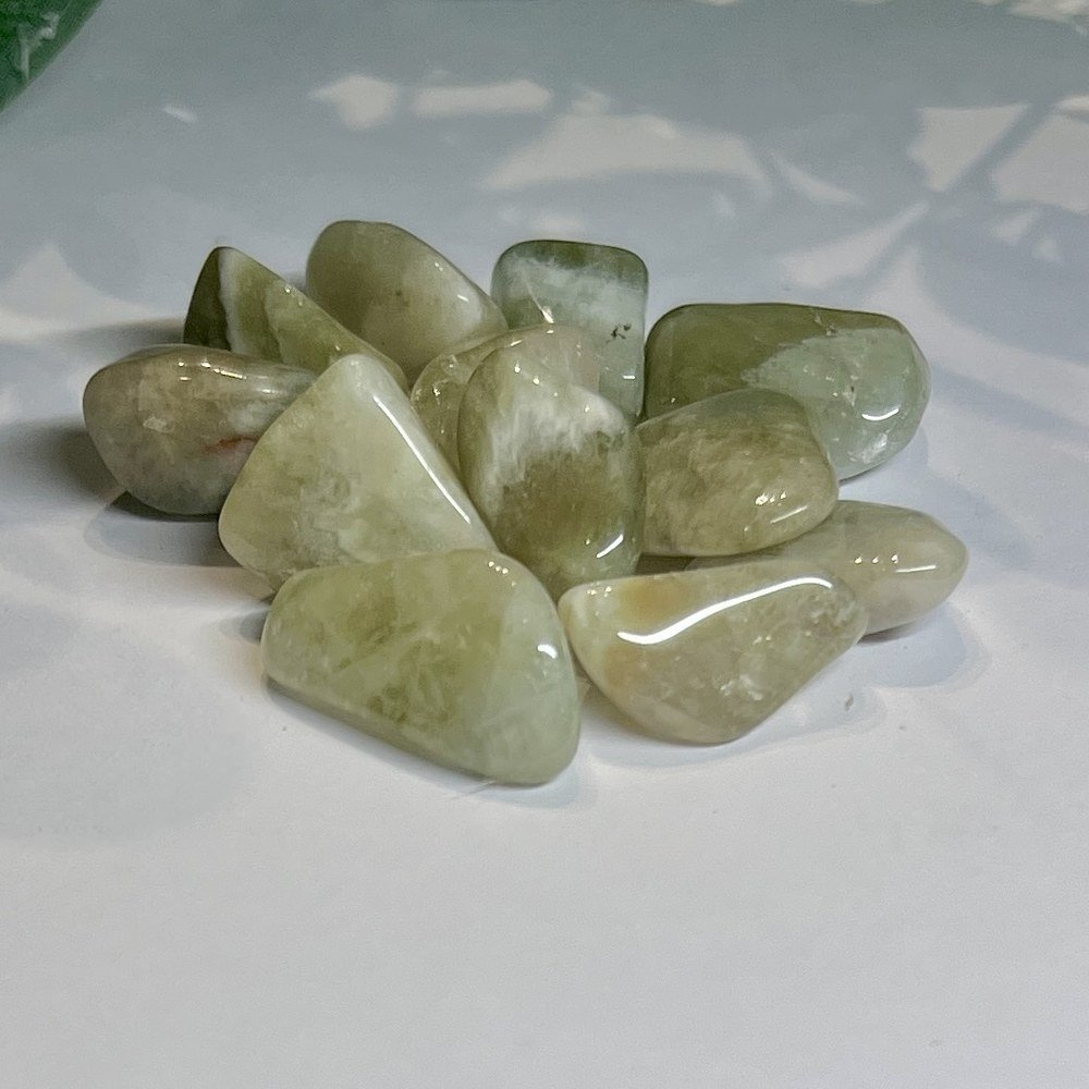 Tumblestones Prasiolite tumblestones
