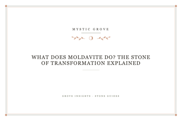 What Does Moldavite Do? The Stone of Transformation Explained 6 What Does Moldavite Do? The Stone of Transformation Explained
