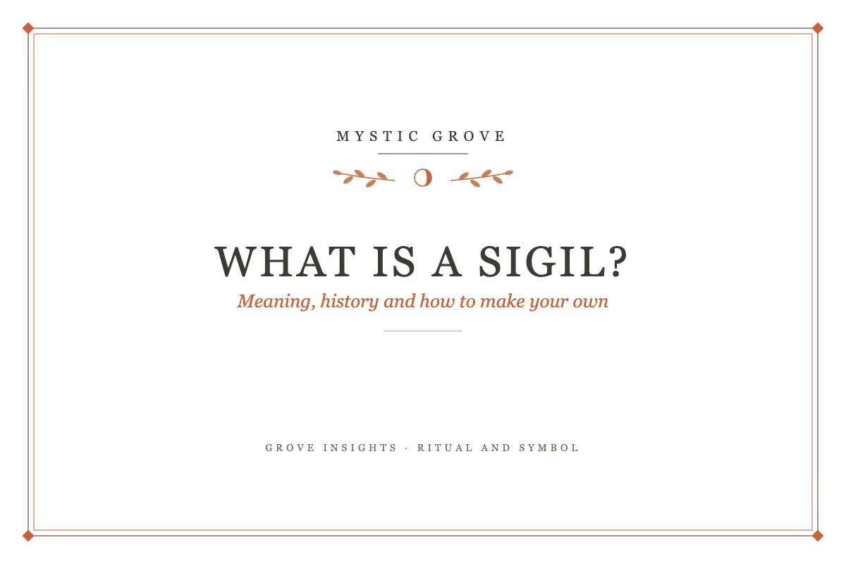 What Is a Sigil? Meaning, History and How to Make Your Own 7 What Is a Sigil?: Meaning, history and how to make your own, a Mystic Grove guide