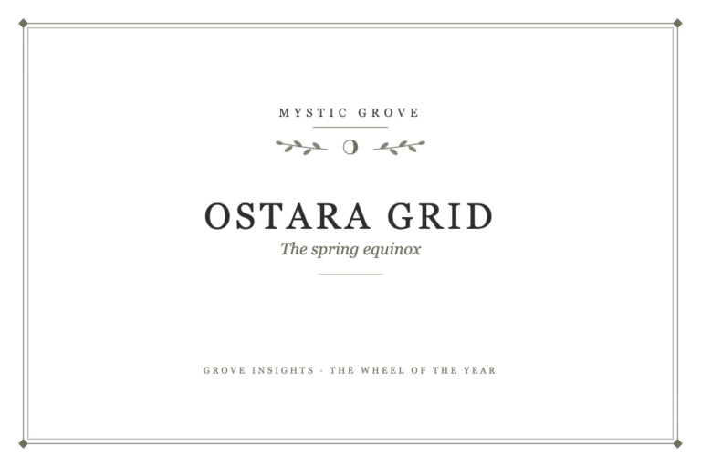 Wheel of the Year Crystal Grid: Anchoring Ostara Balance 8 Wheel of the Year Crystal Grid: Anchoring Ostara Balance