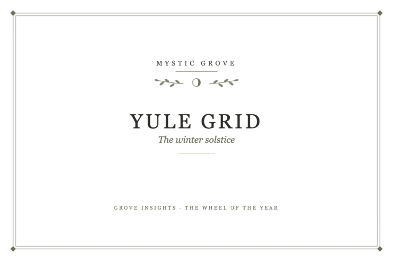 Wheel of the Year Crystal Grid: Anchoring Yule Energy 6 Wheel of the Year Crystal Grid: Anchoring Yule Energy