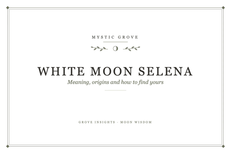 White Moon Selena: Meaning, Origins and How to Find Yours 1 White Moon Selena: Meaning, Origins and How to Find Yours